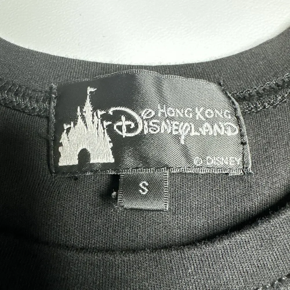 Vintage Disneyland Hong Kong Disneyland Minnie Mouse Glitter TShirt Size Small - Picture 7 of 9